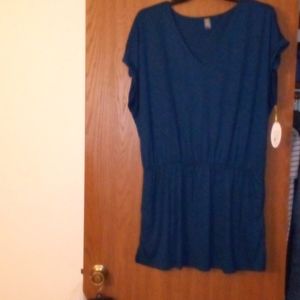 Coverup blue plus swimming